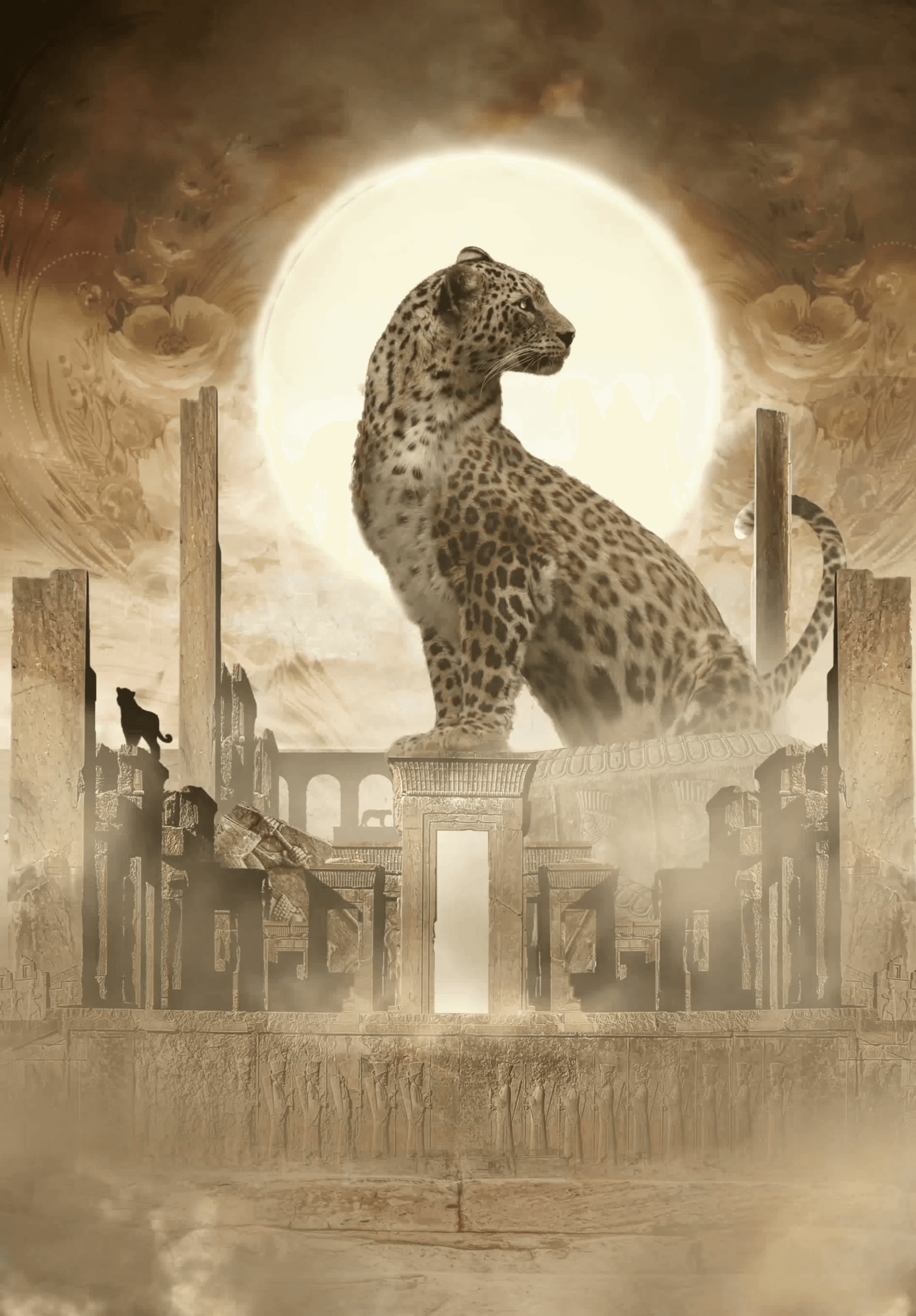 Persian Leopard (Panthera pardus saxicolor) Premium Edition