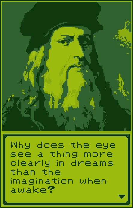 #6 - Leonardo Da Vinci - Dead Pixel Quotes