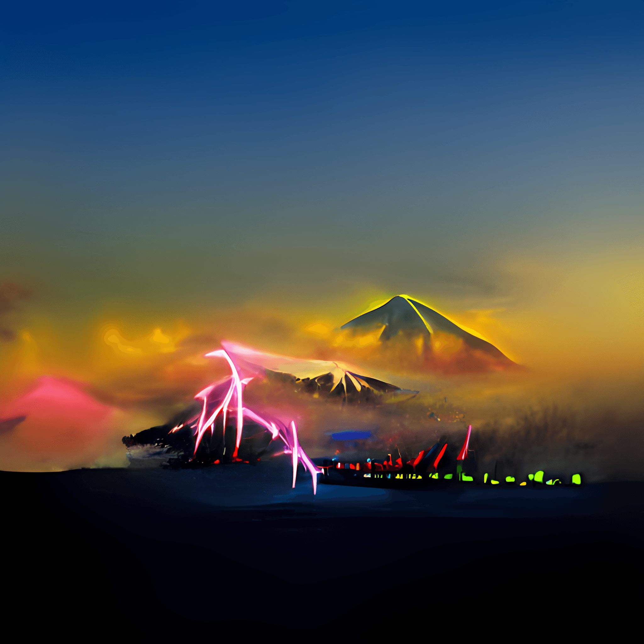 Abstract Mt.Fuji V4