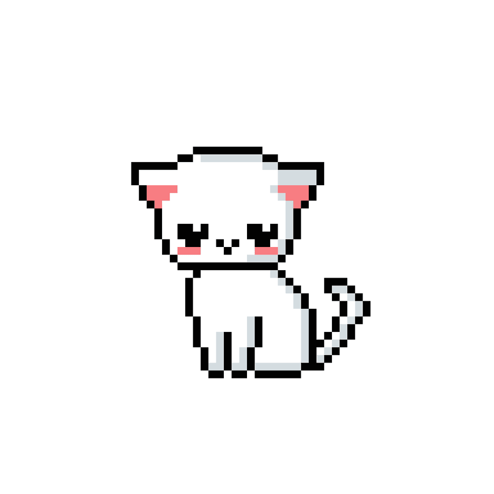 Pixel Cat png images