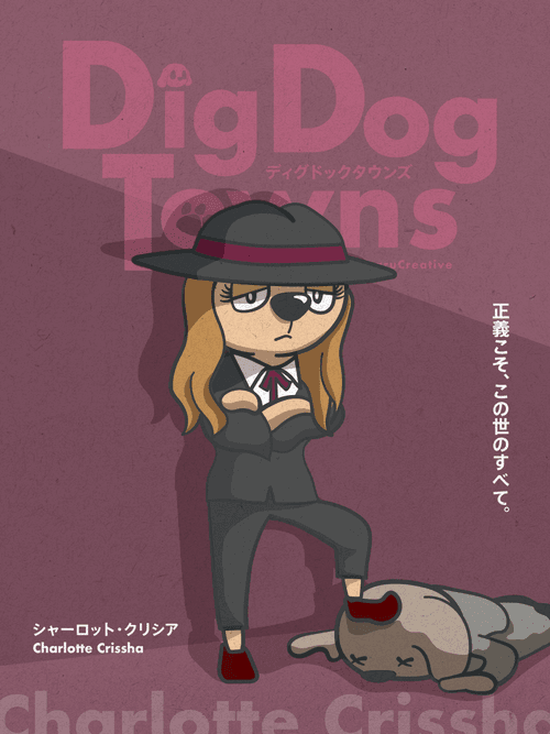 DigDogTowns character ／ Charlotte Crissha