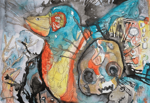 1 OF 1 / BIRD OF PARADISE 2020 SABET / SKETCHBOOK 1