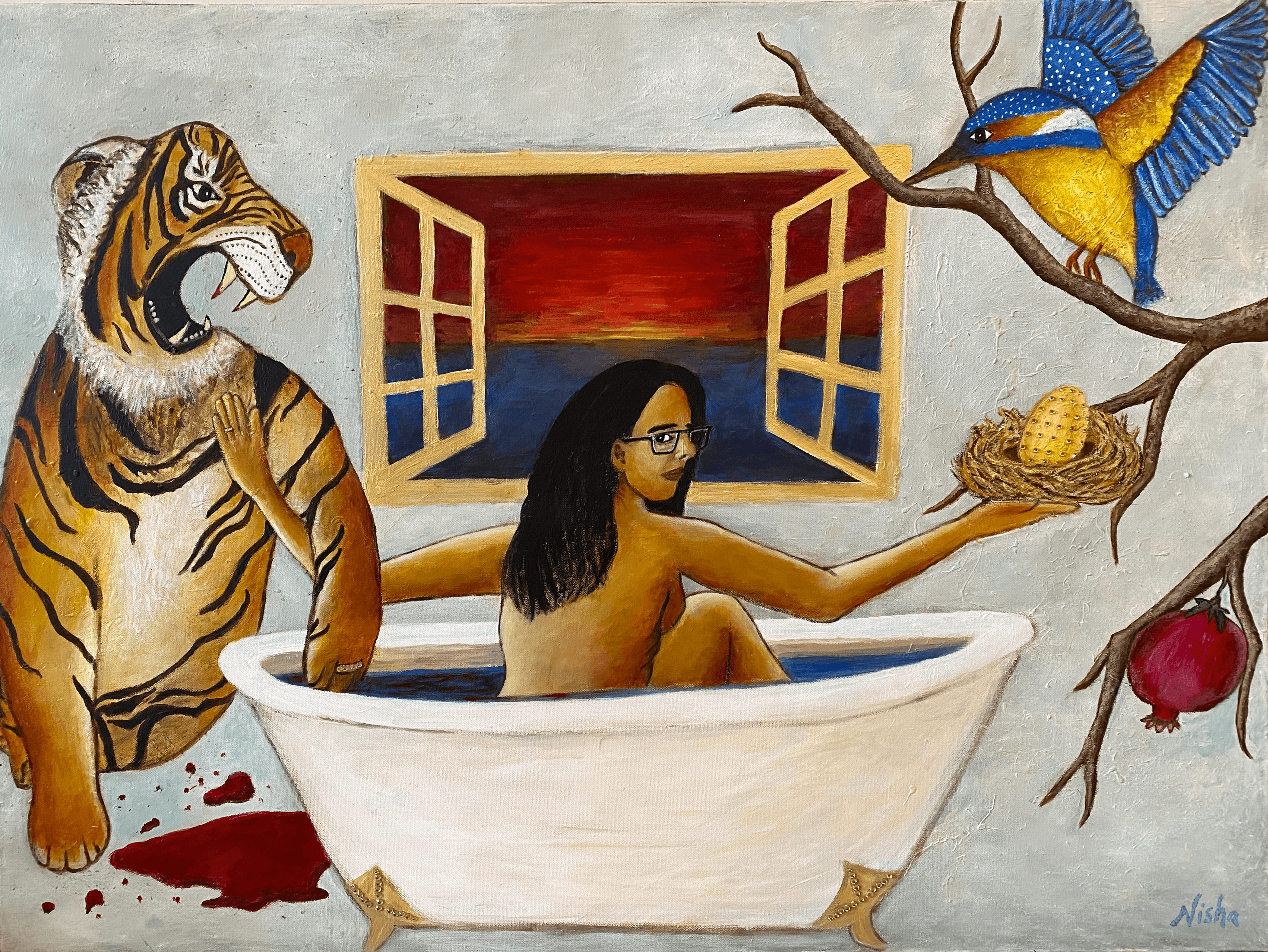 DESI EROS: Surrealist Folk Art about Reclaiming South Asian Erotic Power