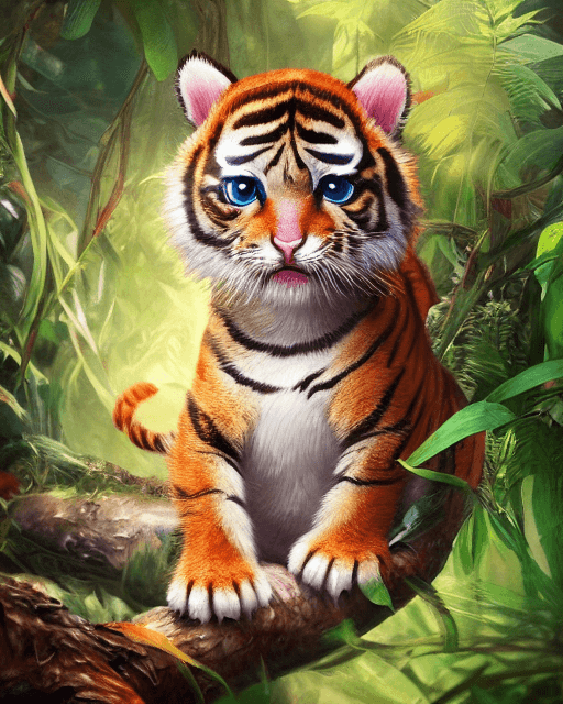 Cute Baby Tiger 078