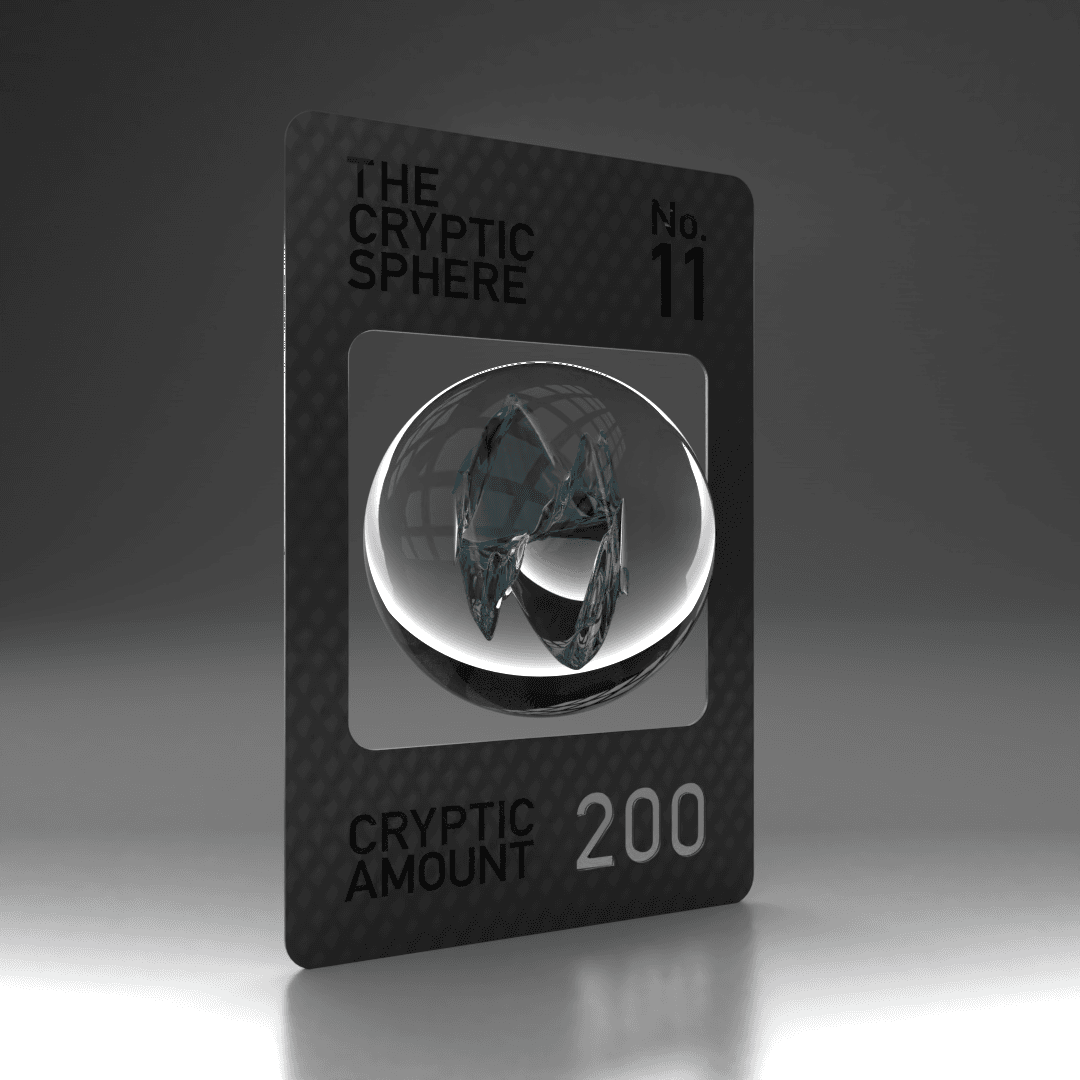 The Cryptic Sphere, Animated Trading Card No. 11