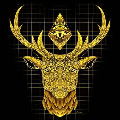 Golden deer