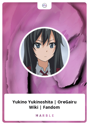 Yukino Yukinoshita, OreGairu Wiki