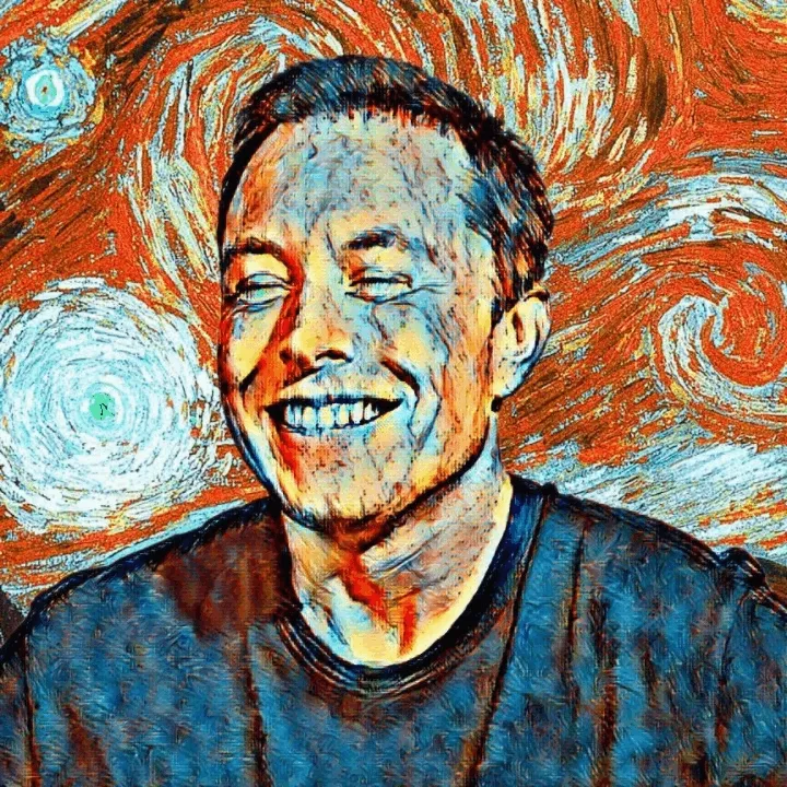 Sunset art #69 Elon Musk