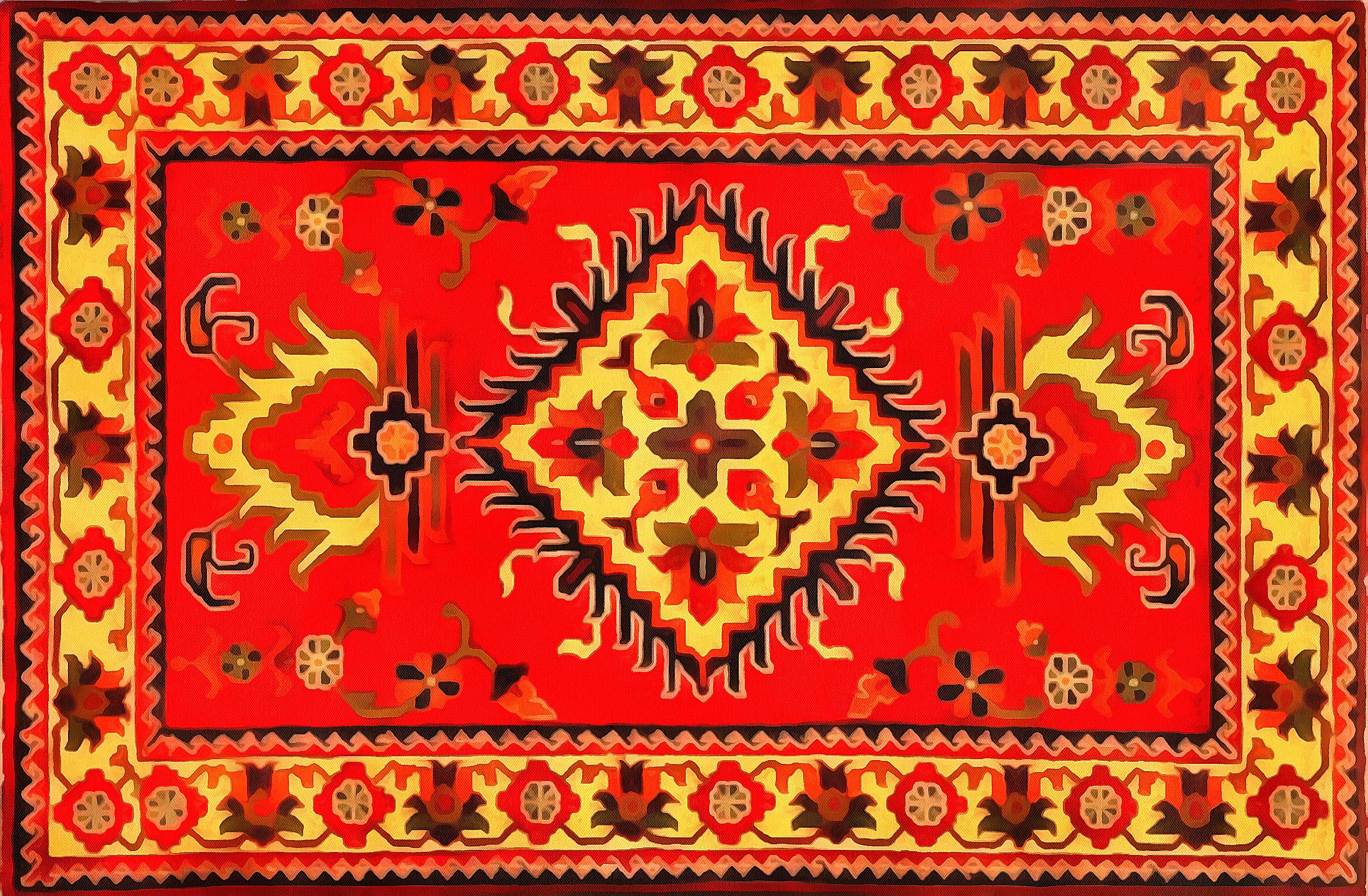 Ковер с тигром ссср
