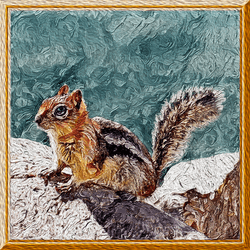 9 TYZU Art Portrait Style Avatars for a Smiling Squirrel collection image