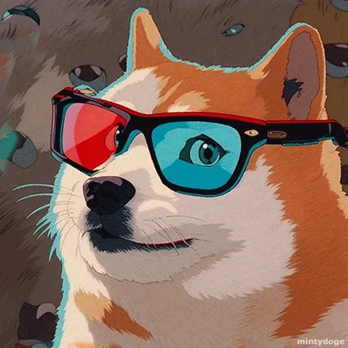 Anaglyphic 3D Doge