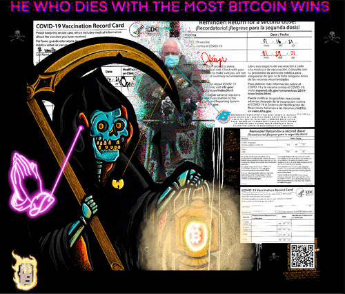 HE WHO DIES WITH THE MOST BITCOIN WINS