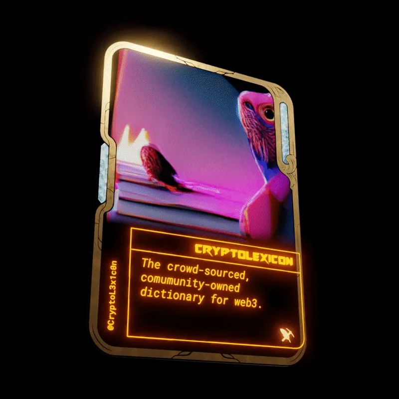 Genesis Card #1: The CryptoLexicon 🦉 1/1