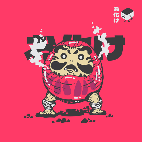 GHOST DARUMA TOY # 12