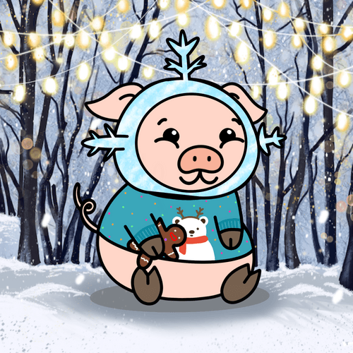 Holiday Piggie Palz #322 - Brown