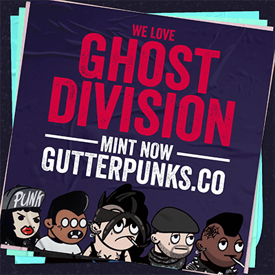 Gutter Punks Flyer - PXN: Ghost Division