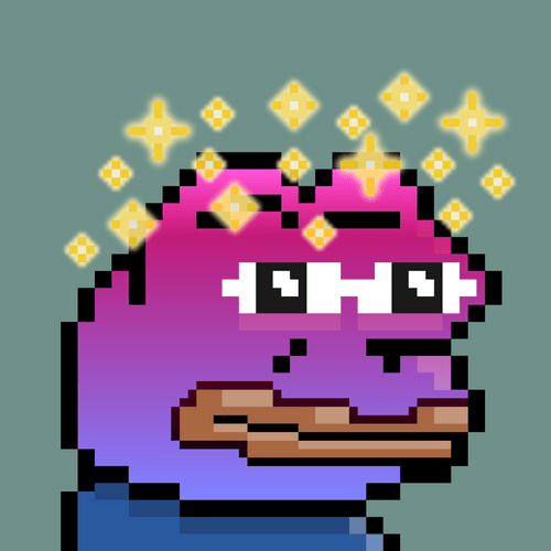 CryptoPunkPepe #118 Starbust Pepe