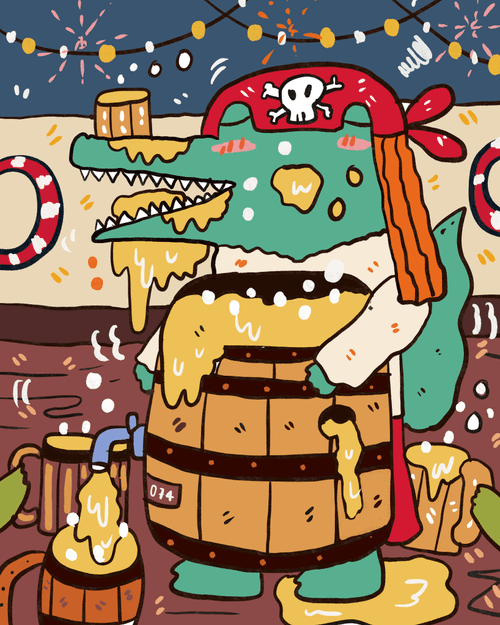 Gen 2 : Hungry Croco from Pirate island 6