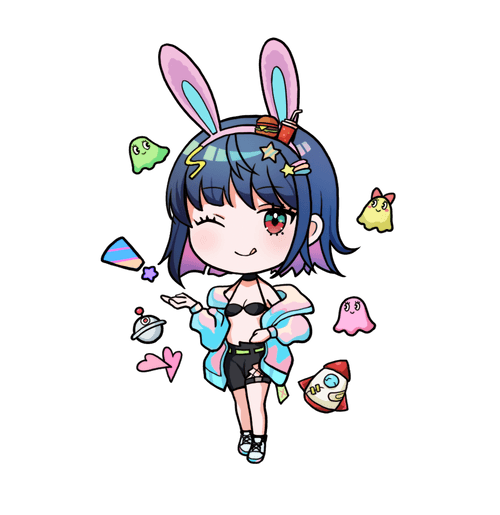 #ルナ絵日記　スタンプ