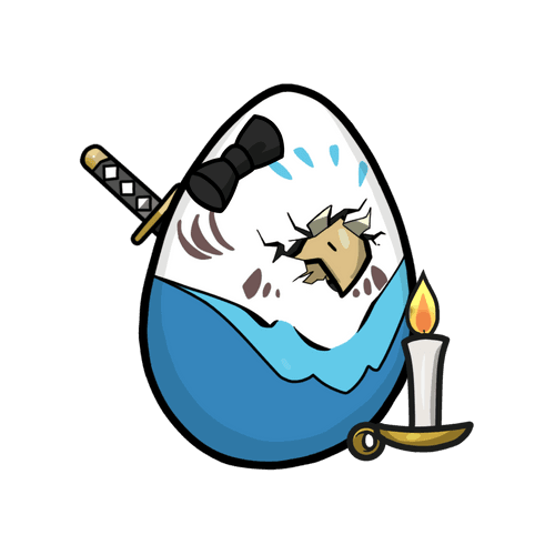 Narukami-Blue budgie #00323