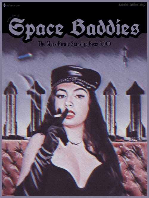 Space Baddies Special Edition 2022 Cover | The Mars Pirate Starship Boss 5,000