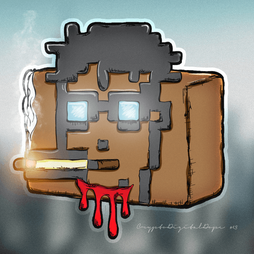 CryptoPunks Block-Head #13 