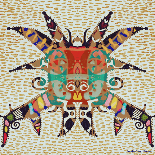 Brown Vejigante Mask