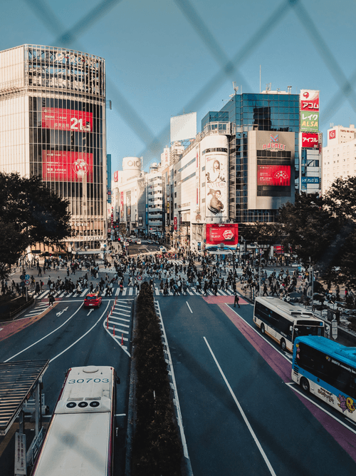 Shibuya Crossing, October 2018