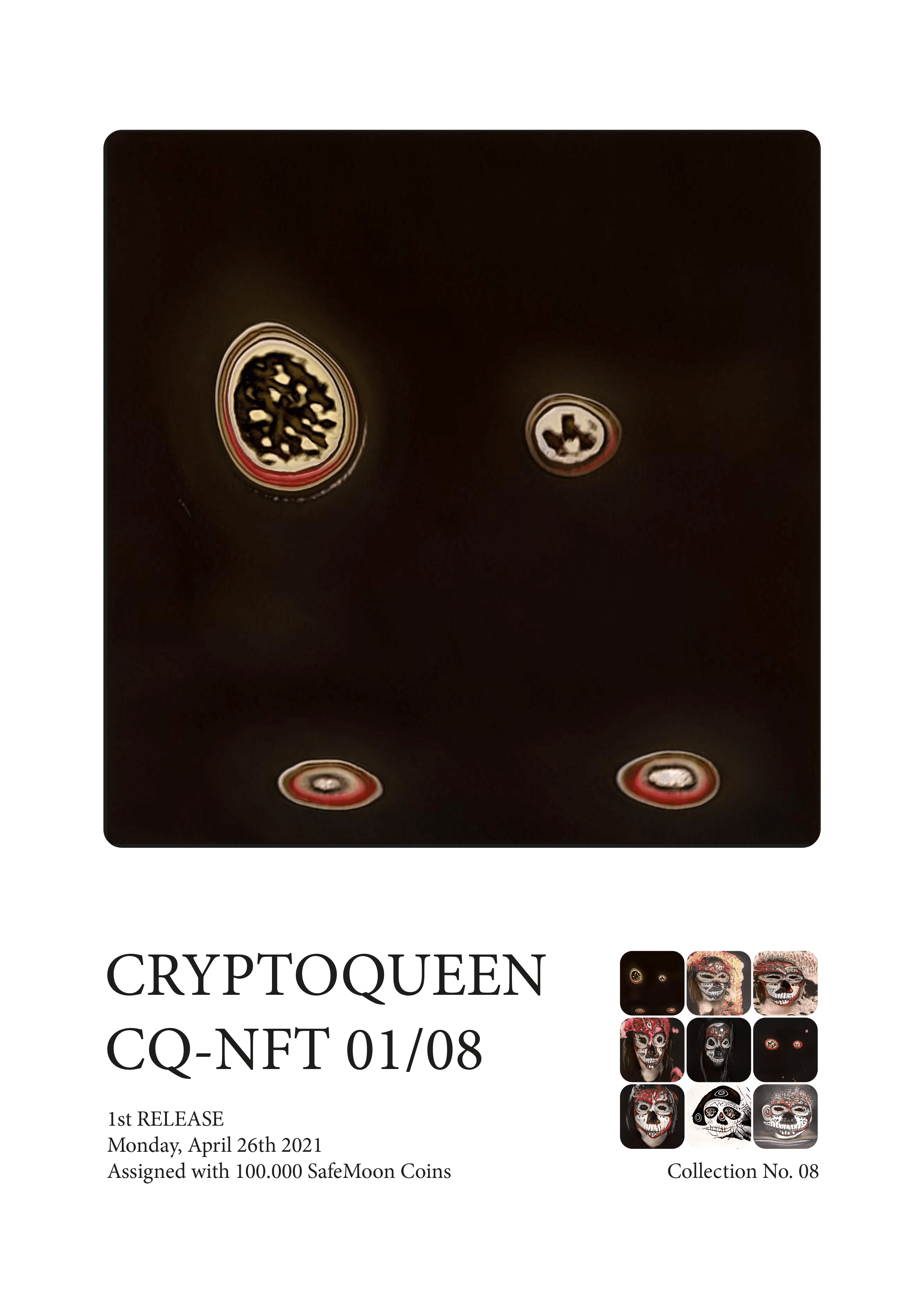 CryptoQueen CQ-NFT 01/08 - Collection Card