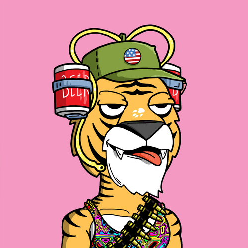 Grouchy Tiger Social Club #9762