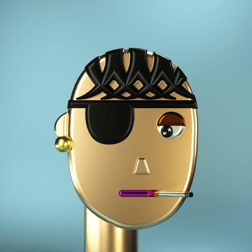 3D Chrome Punk #0843
