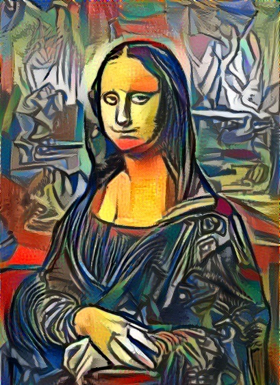 Mona lisa by Pablo Picasso