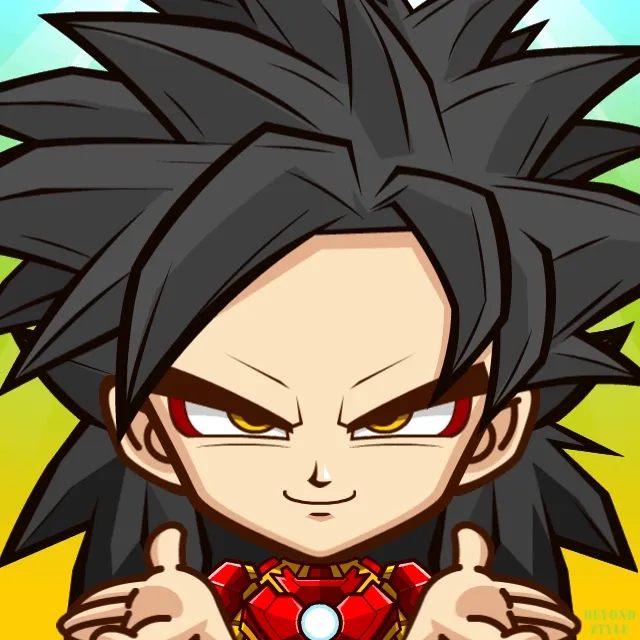 Goku10 SSJ4 Iron Man #1469