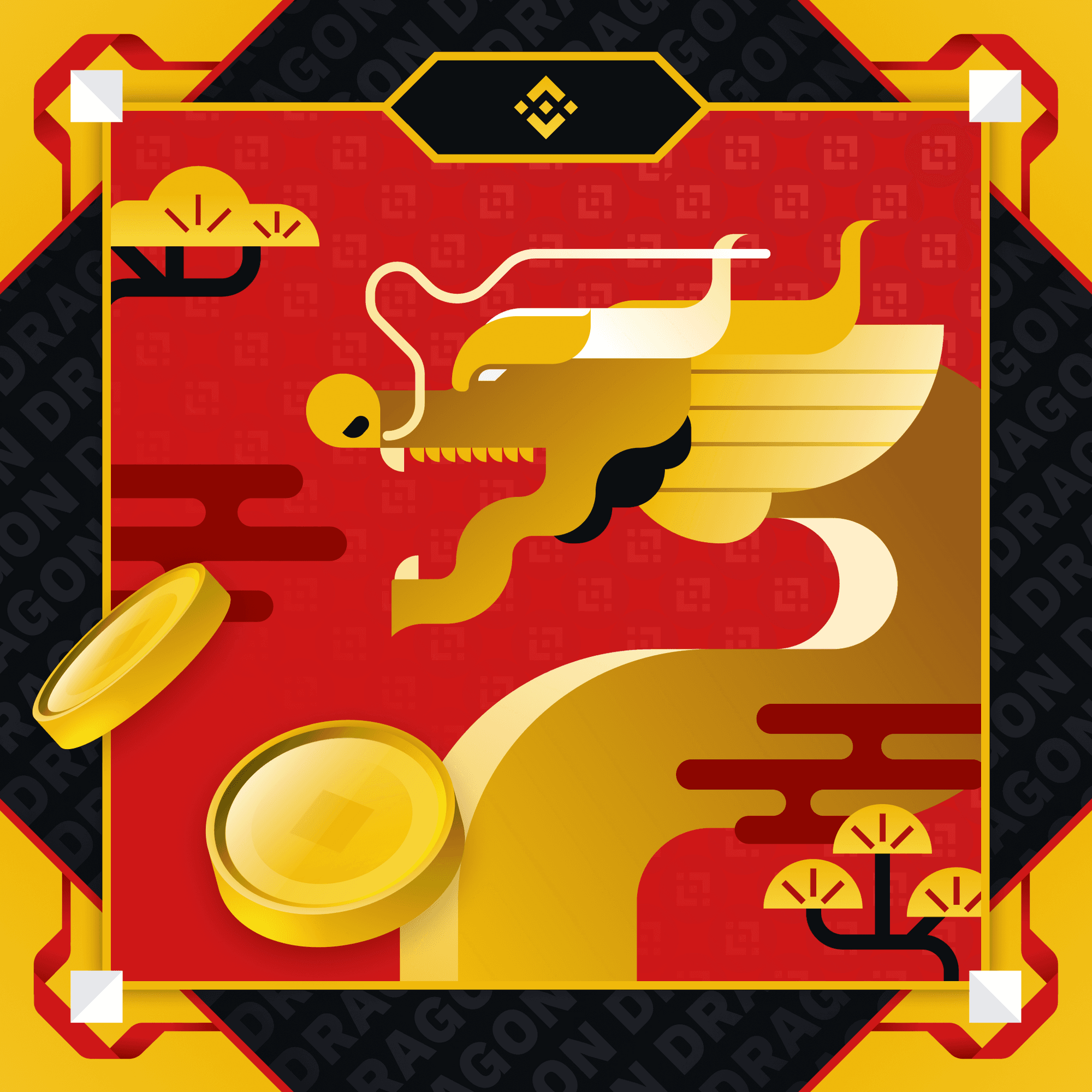 Dragon Binance NFT Mystery BoxBinance Lunar New Year Box OpenSea