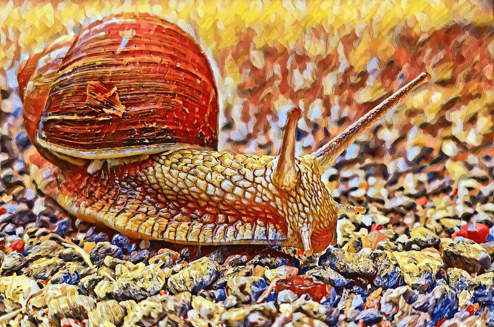 Snail Artwork Kissed By Creativity Opensea