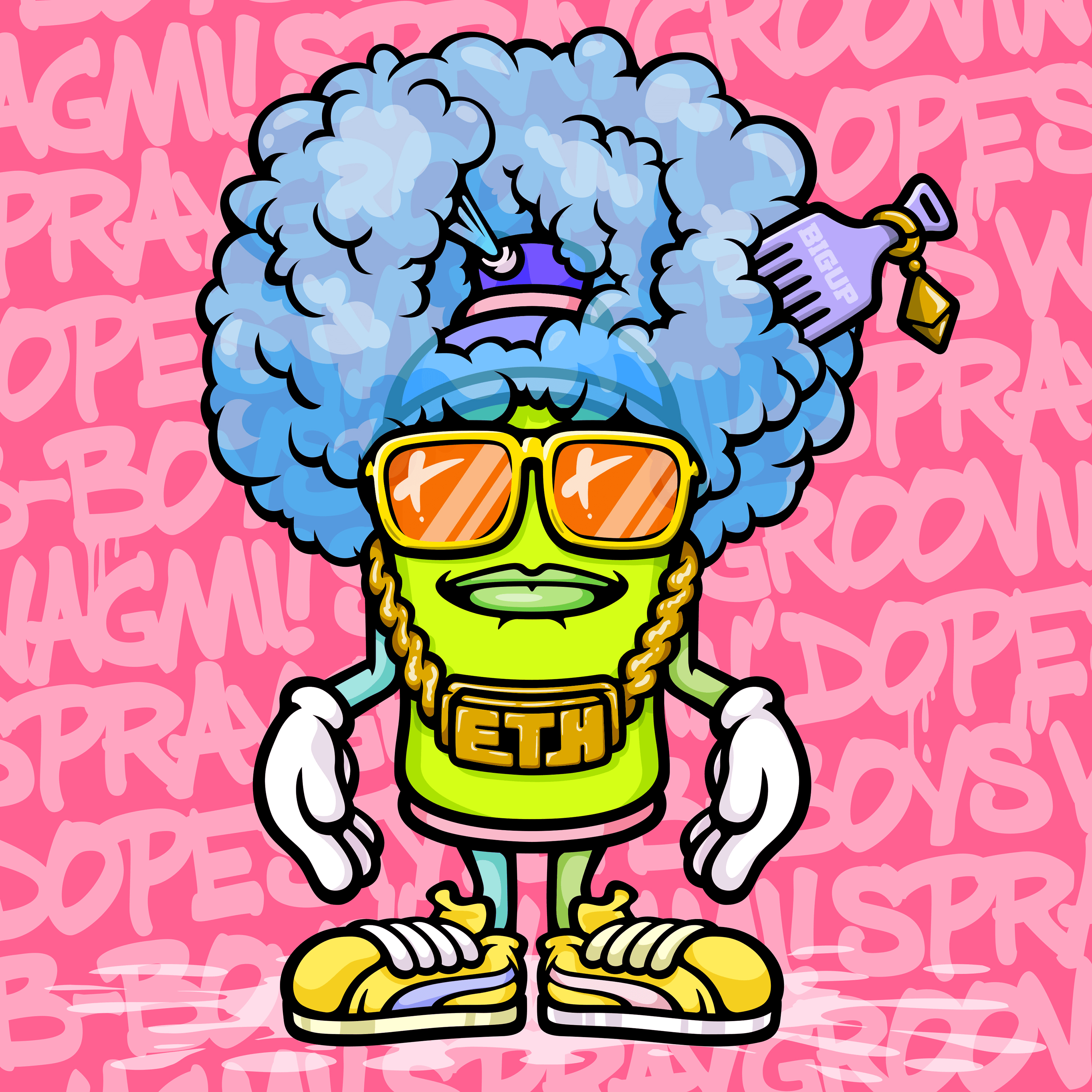 #0016 B-Boys AFRO POPPIN’ Can