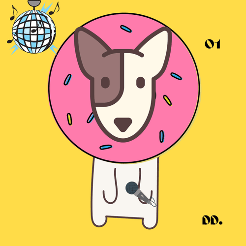 Bailey the Donut Bull Terrier