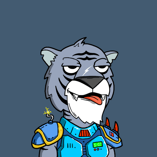 Grouchy Tiger Social Club #1745