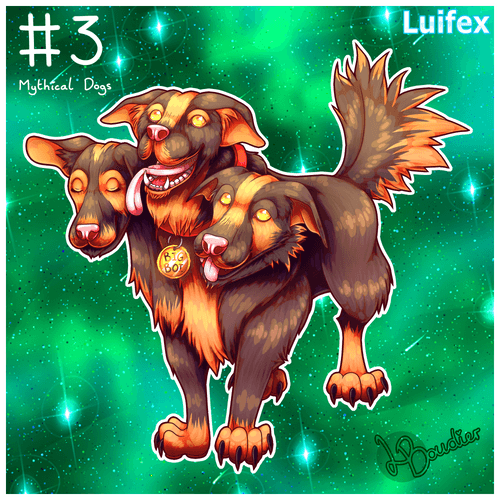 Mythical Dog Cerberus - By Luifex - 3 of 5