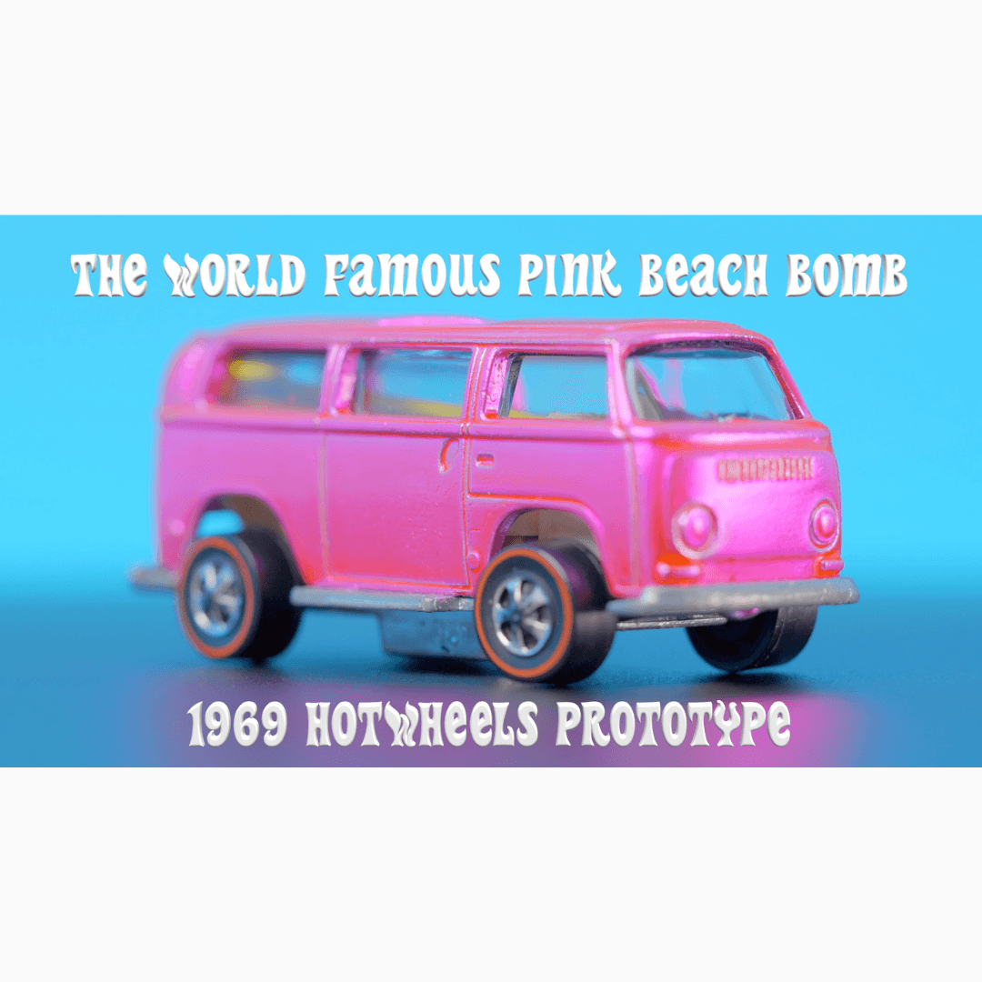 1968 VW Bus Rearloader Pink Beach Bomb - Hot Wheels Online | OpenSea