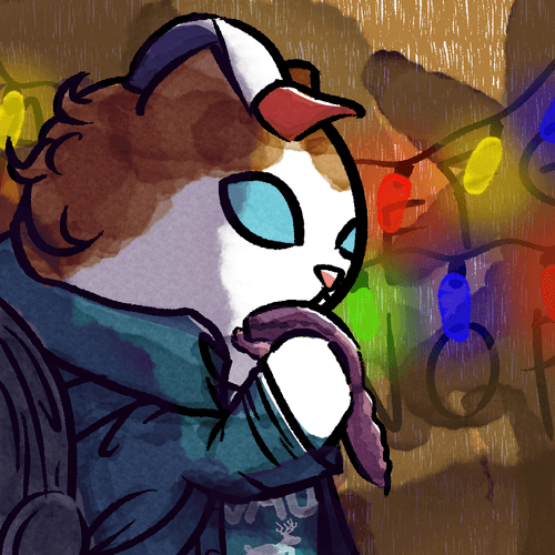 Stranger meows