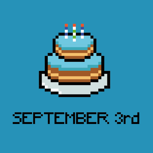 CryptoBirthdayCake #247 September 3rd