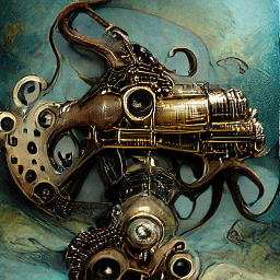 steampunk kraken