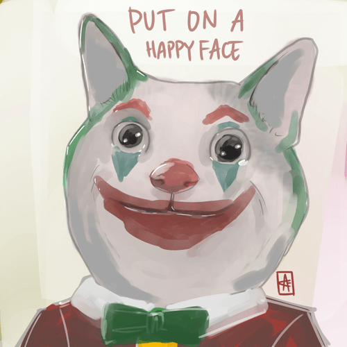 Joker Cat - Put On A Happy Face