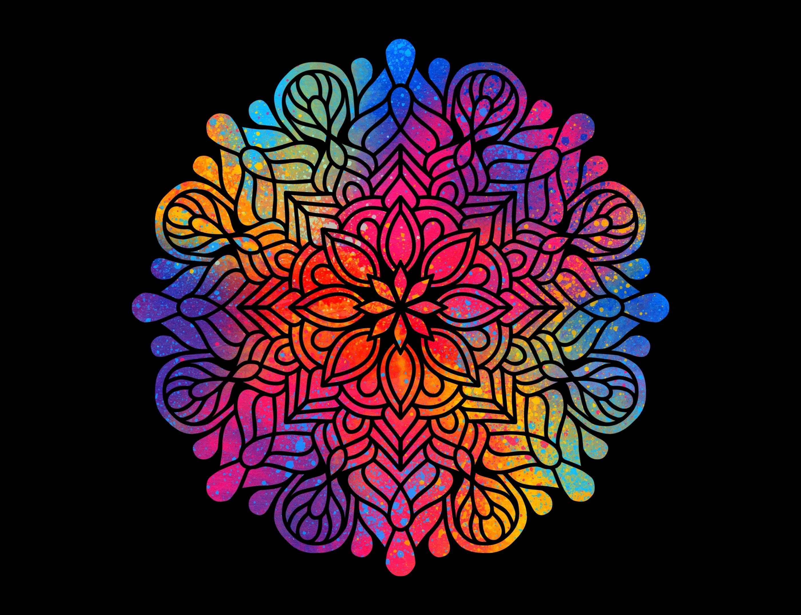 Mandala Color By Number Anti Anxiety Coloring Book For Adult Relaxation  BLACK BACKGROUND: Coloring Book For Adults With Beautiful Mandala For  Stress Relief And Relaxation by Diana Ross