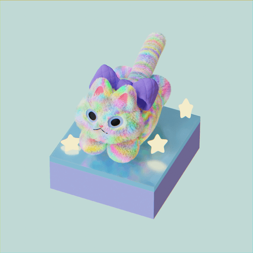 Stuffed toy(rainbow)