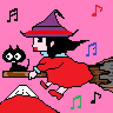 Pixel Kawaii Monsters #22 witch
