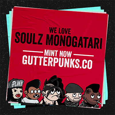 Gutter Punks Flyer - SoulZ Monogatari