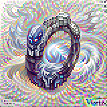 Vortex Whisper Silver Ring of Titans
