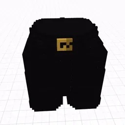 gsbroz - black shorts with belt buckle